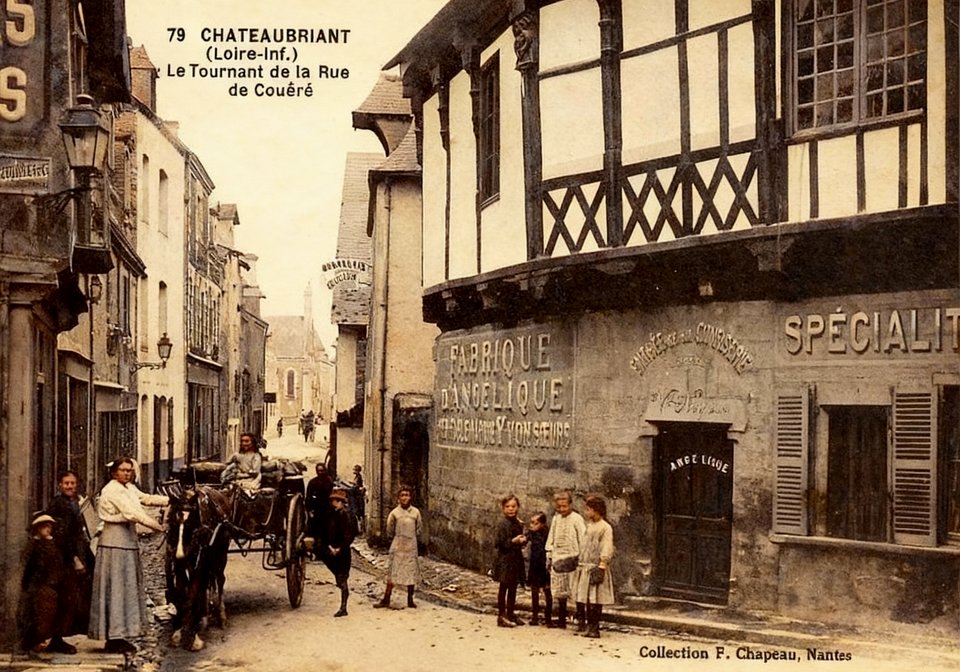 La Rue de Couëré à Châteaubriant